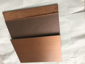Anti - painéis de parede de cobre do metal da toxicidade para o revestimento parede interior/exterior