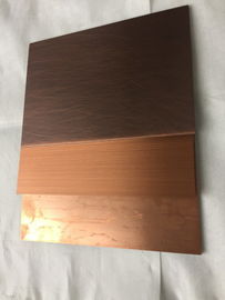 China Painel composto do cobre da resistência térmica/painéis de cobre decorativos para o armário fornecedor