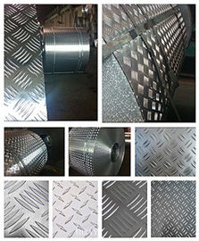 China Torne a placa de alumínio do passo de 5 barras, painéis de parede de alumínio da placa do diamante  fábrica